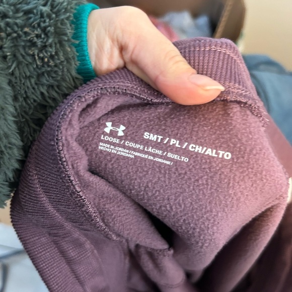 Under Armour Purple Fleece Joggers - Picture 3 of 6